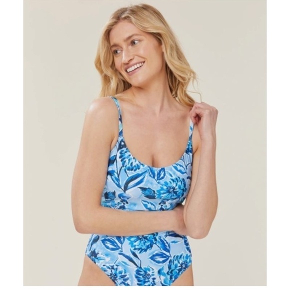 ANDIE The Baia One Piece In Blue - Picture 1 of 6